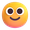 slightly smiling face